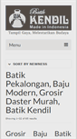 Mobile Screenshot of batikkendil.com